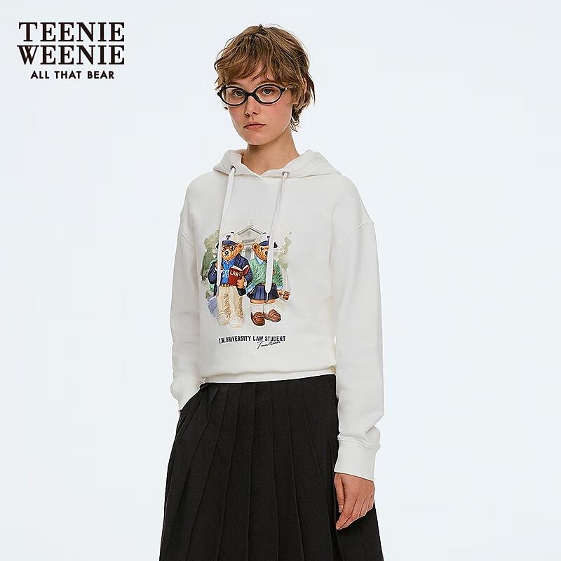 Teenie Weenie Bear Women's Hooded Long-Sleeve Sweatshirt