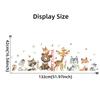 2PCS Cartoon Cute Brown Bear Deer Rabbit Animal Wall Stickers for Bedroom Living Room Nursery Decoration Wall Decals