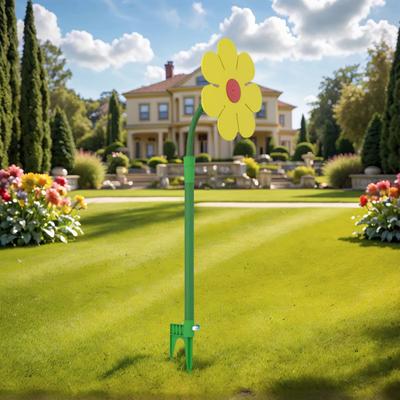 Crazy Daisy Sprinkler 360° drehbar Blumenform Wassersprühspielzeug Sonnenblume Tanzende Gänseblümchen Rasensprenger zum Bewässern Ihres Gartens