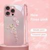Luxusní kovové tvrzené sklo na telefon s motivem motýla a květin Pro iPhone 11 12 13 14 15 16 17 Pro Max 15 14 Plus 17 Air 17E Kryt