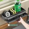 Drain Rack Kitchen Sink Organizer Self-draining Shelf Sponge Holder Dishcloth Faucet Storage Soap Drainer Kitchen Accessories