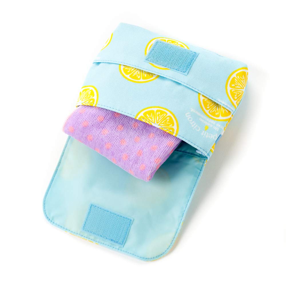 COLORFUL CANDY STYLE Travel Pocket for Elementary School Citron N6018900 Girls, Clip-on Pocket, Small, Student, Lemonade,