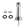 Insertion in/Screw In Reel Stand Fishing Wheel Balance Rod Aluminum Fishing Reel Balancer with Waterproof Rubber Rings