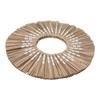 Seagrass Wall Mirror Hand Woven Decorative Round Seagrass Hanging Mirror for Entryway Bedroom Bathroom Original Color