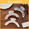 Stylish High Quality Acrylic Hair Claw Clip Featuring Polished Curve Design For Women