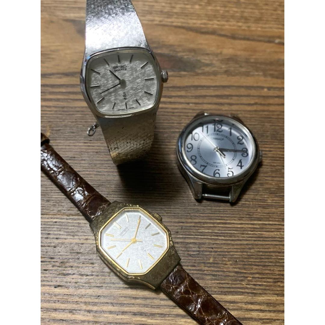 Used SEIKO 43-3120 TIMEX ladies watch 3 piece set Junk