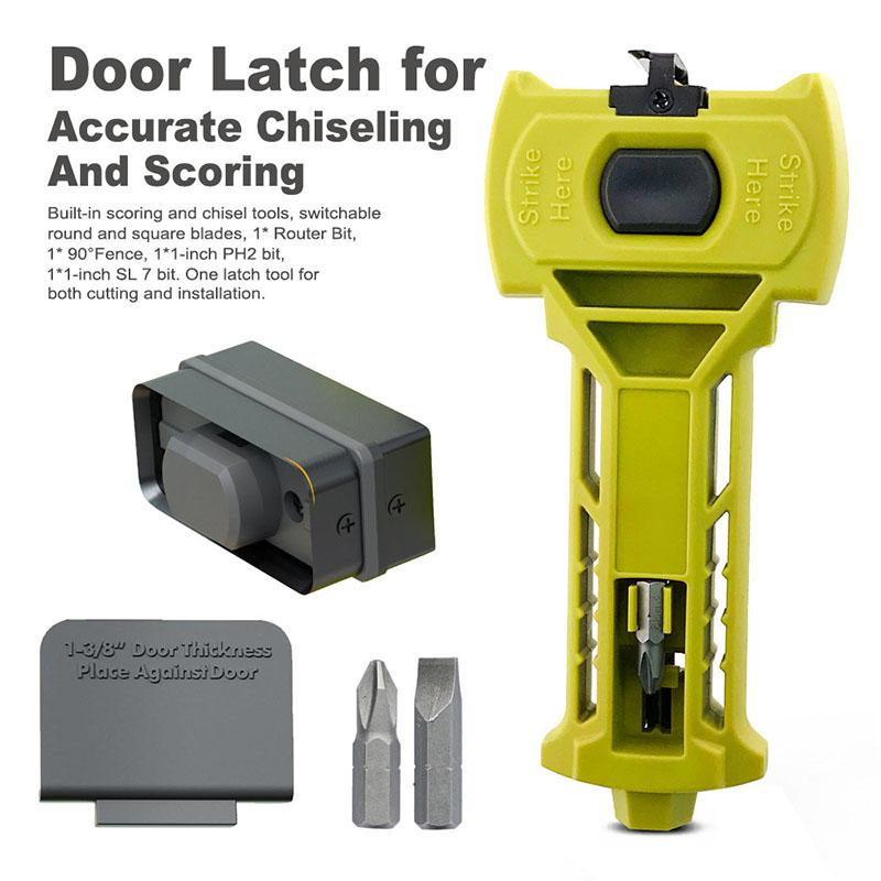 Door Latch Install Mortiser Accurate Scoring Door Kit Mount Door Mortise Tool Stainless Steel Square Or Round Door Installation