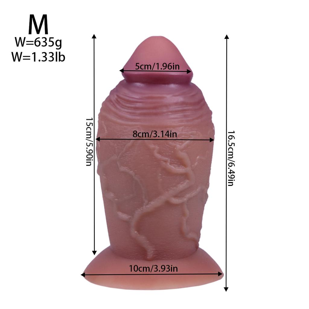 Large Silicone Soft Dildo Fisting Butt Plug Masturbator Anal Dilator Adult Sex Toy Big Dick Strap on Penis BDSM