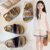 Girls' Bohemian Soft Sole Linen Suede Sandals