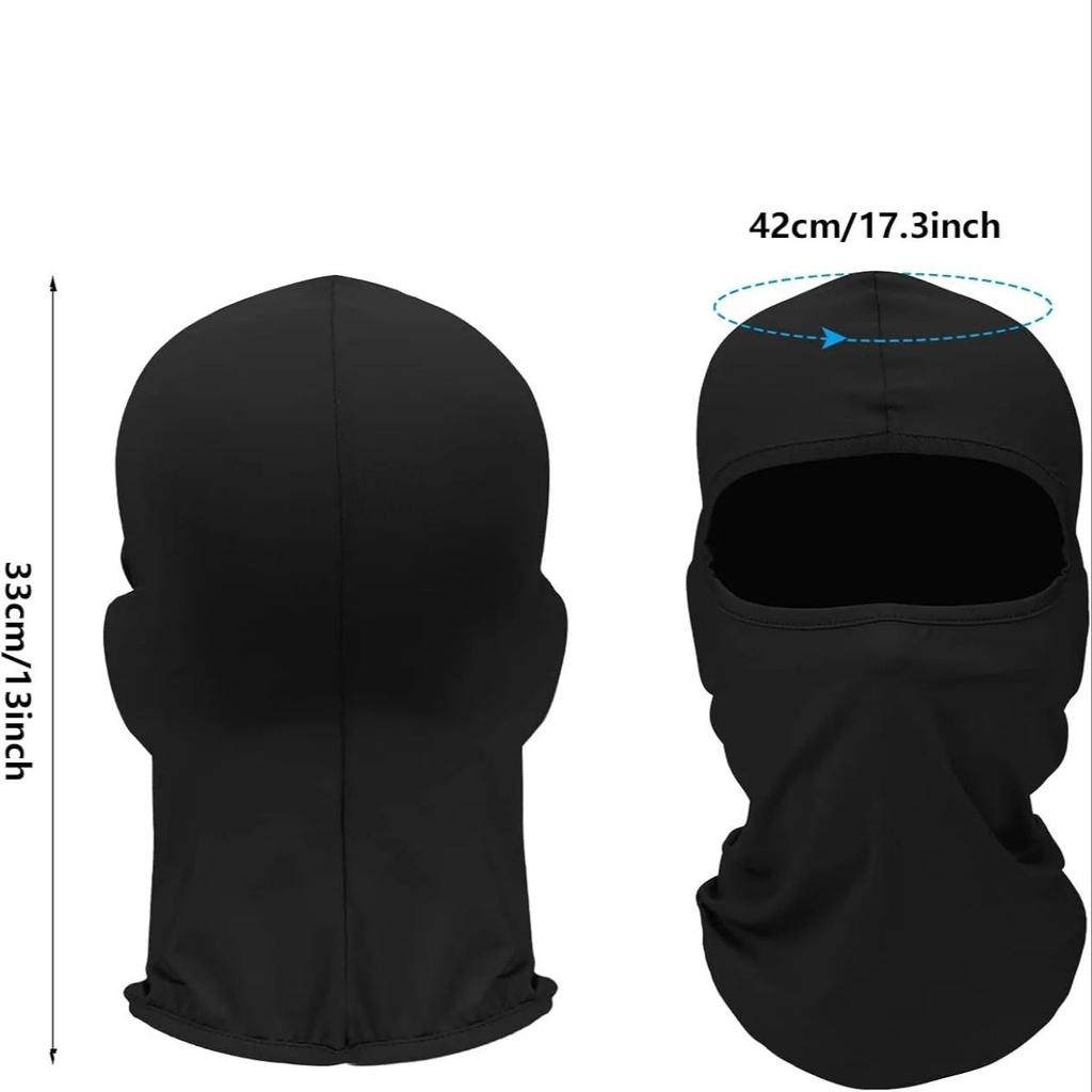 1 Pcs Ski Mask Men Balaclava Pasa Montañas Para Hombre Hood Protection Full Face Cover Cooling Neck Gaiter Bandana