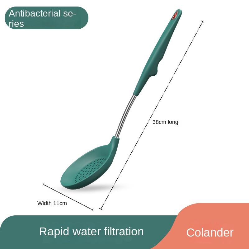 Silicone Spatula Kitchen Five-piece Set Food-grade Stainless Steel Spoon High Temperature Resistant Silicone Spatula