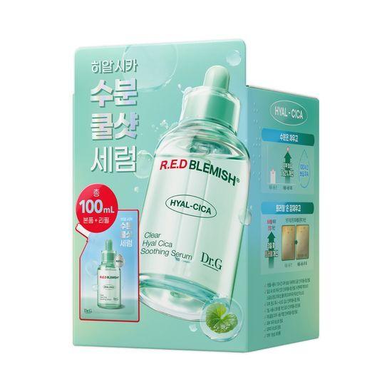 Dr.G Red Blemish Clear Hial Cica Soothing Serum 50ml Special Set (+50ml Refill)
