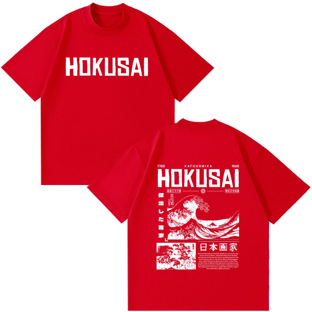 

Japanese Hokusai The Great Wave T Shirts Unisex Women Clothing Fashion Short Sleeve Tee Tops Cotton Casual TShirt Harajuku Clothing S