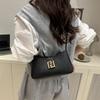 Texture popular armpit bag women's new trend solid color urban commuter shoulder messenger bag women