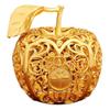 Legierung Apfel Metall Ornament: Ausgehöhltes Design für Wohnzimmer oder Arbeitszimmer - Kreatives Handwerksgeschenk für Männer und Frauen