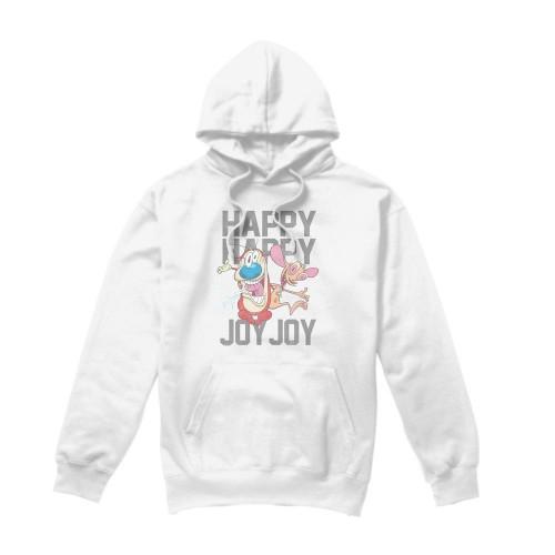 Ren & Stimpy Mens Happy Happy Joy Joy Hoodie