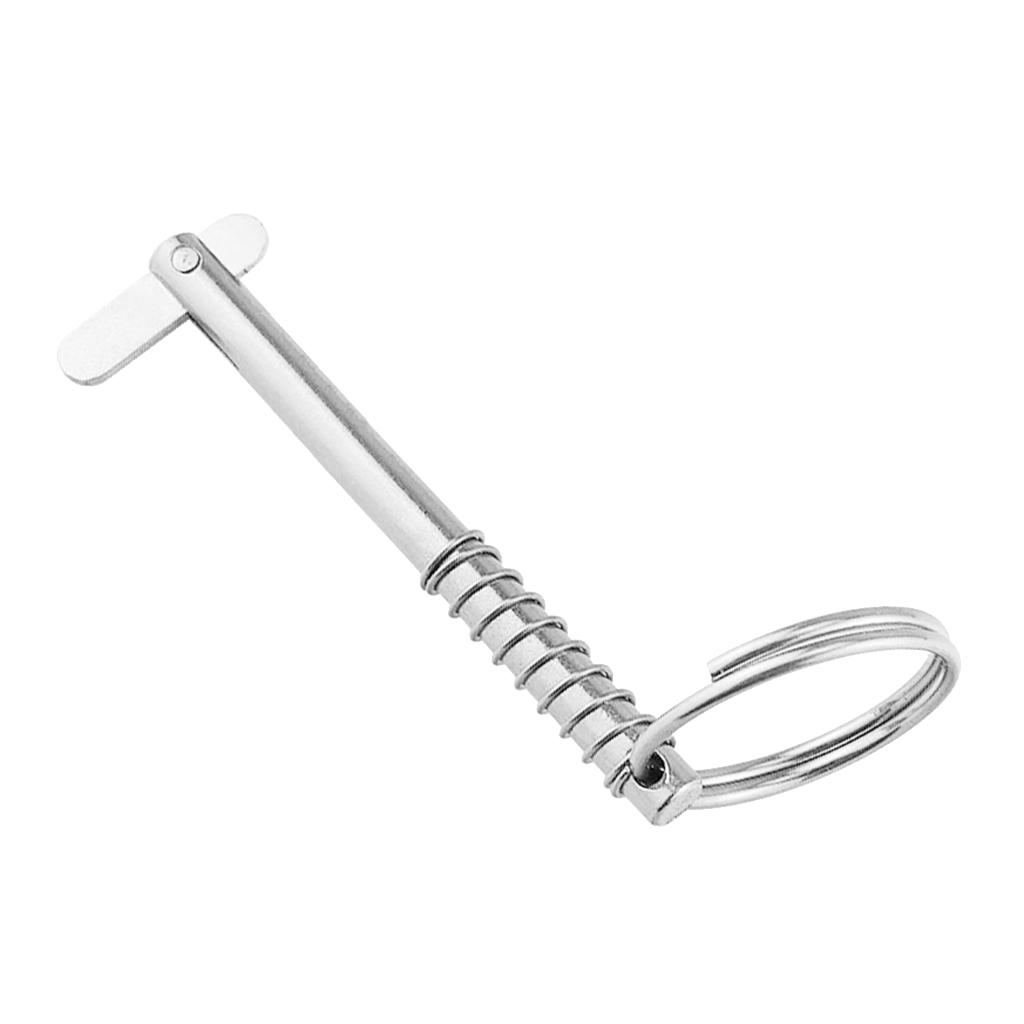 2 Perni A Sgancio Rapido 6mmx59mm - Acciaio Carbonio Zincato, Per Barche E Nautica