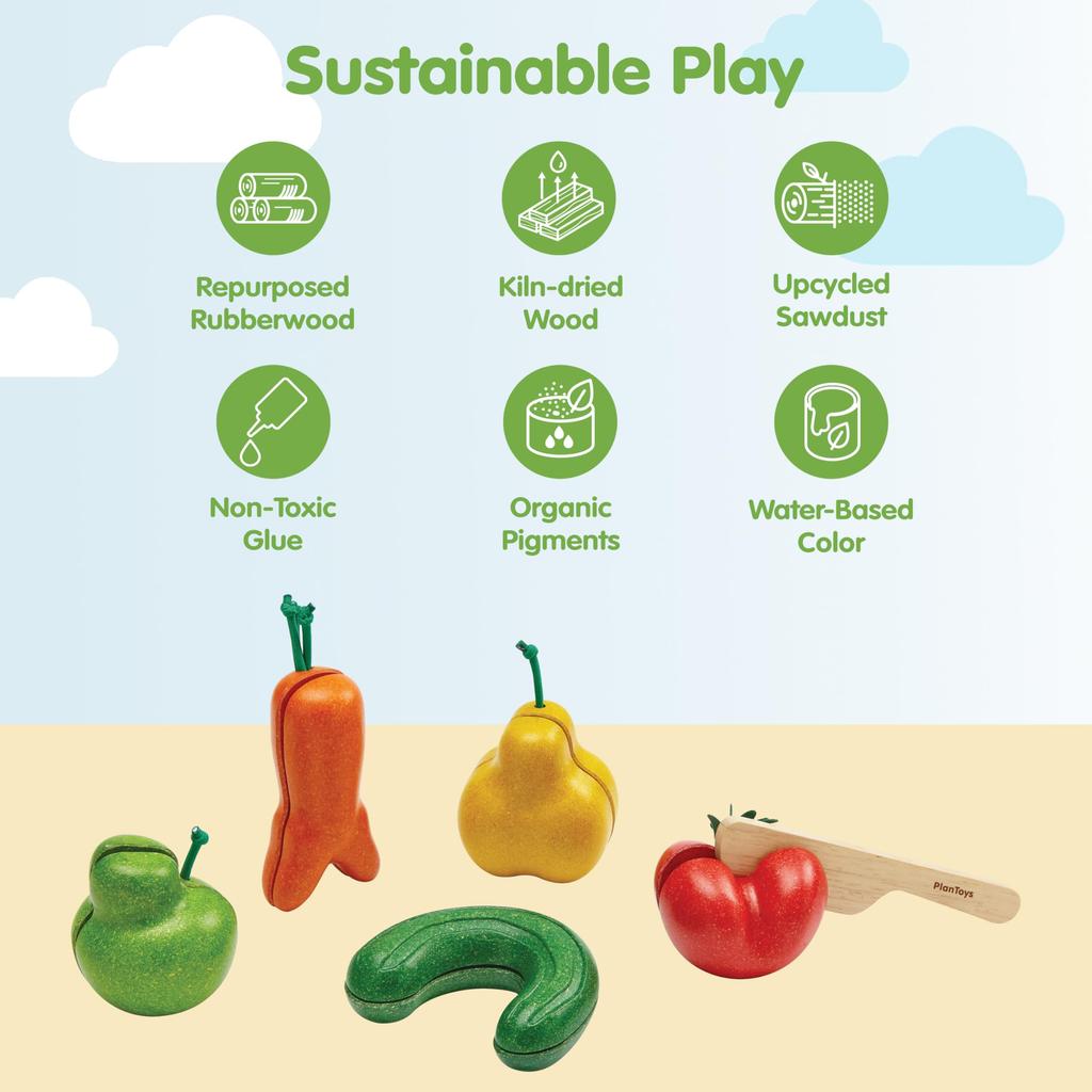 PLANTOYS JAPAN Fruit Vegetable 3495 One-Key &