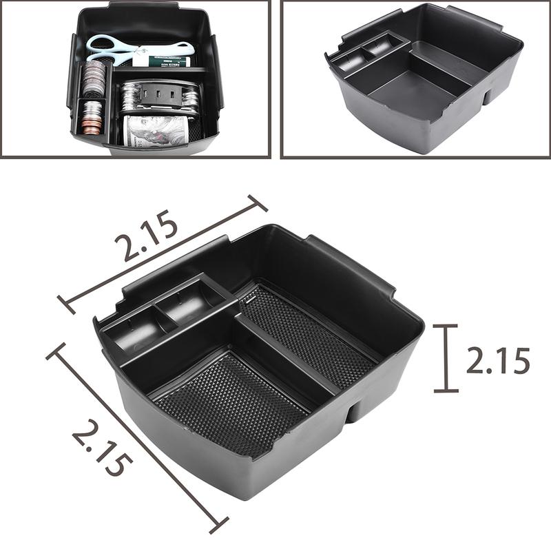 Organisateur de console centrale SixthSmoy pour Kia Seltos Accessoires de voiture 2024, Boîte de rangement pour accoudoir