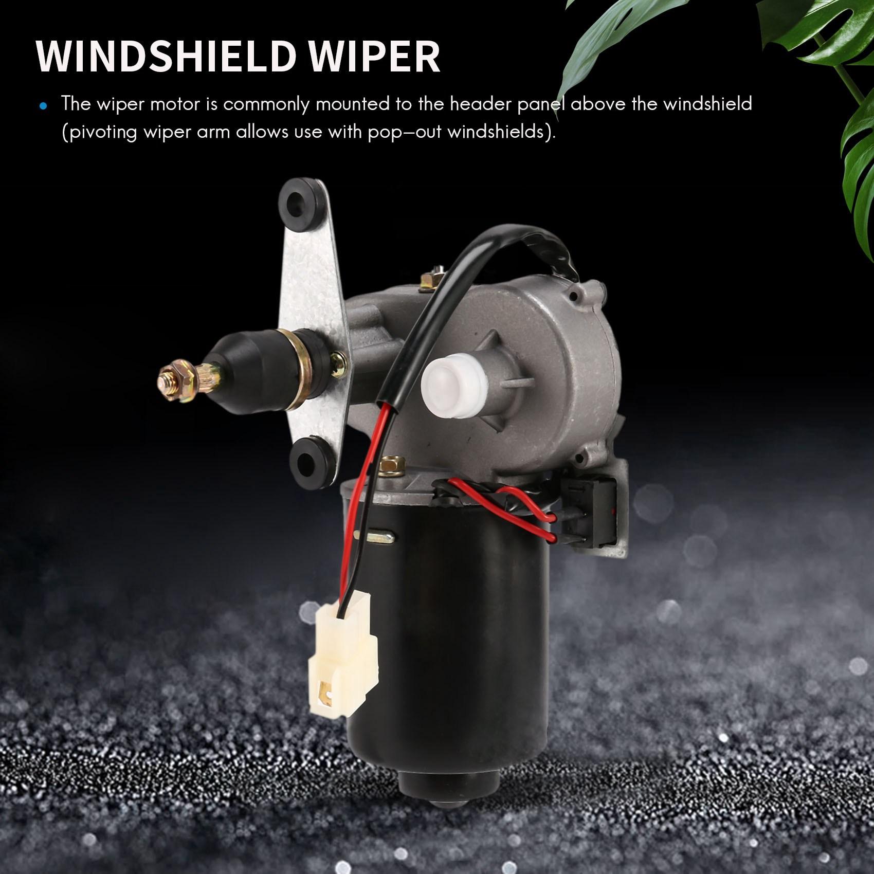 

Universal UTV 12V Electric Windshield Wiper Kit For Polaris Ranger RZR Can Am чёрный