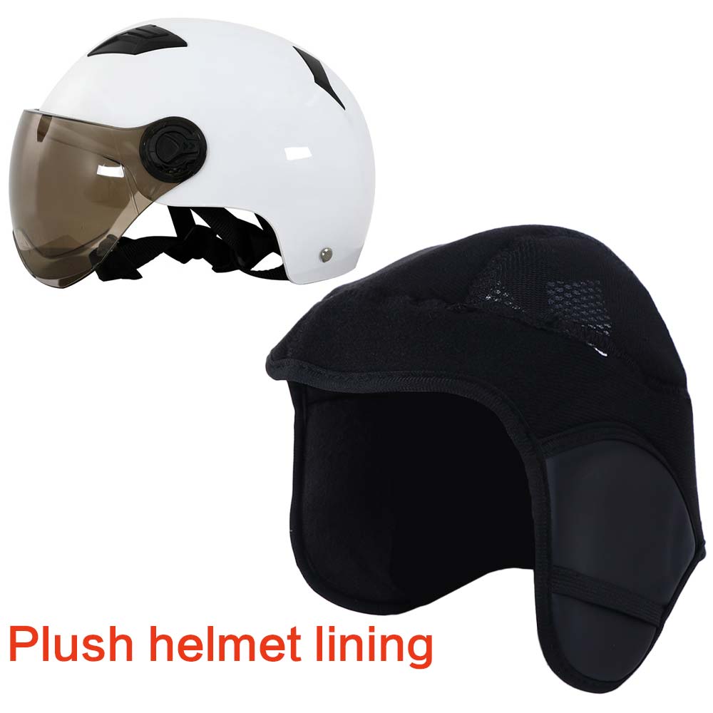 Windproof Electric Motorcycle Helmet Liner Thickened Warm Beanie Skiing Bicycle
