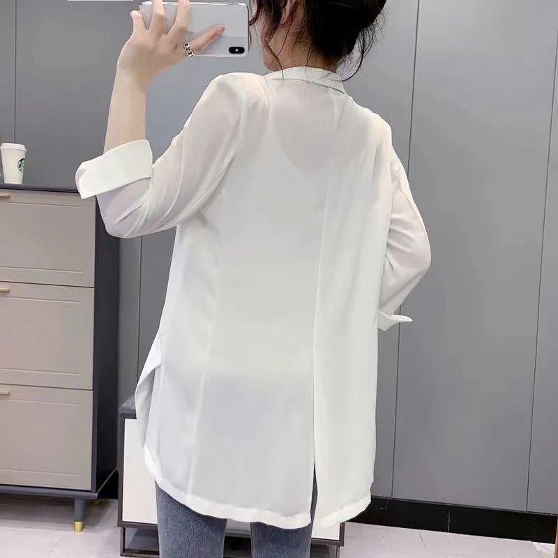 Small Suit Jacket Women's Seven Quarter Sleeve Style Spring Summer Sun Protection