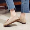Women's Shallow Mouth Single Shoes Spring New Butterfly Bow Flat Bottom Anti Slip Comfortable Casual Soft Sole Shoes