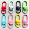 Colorful DIY Keychain Accessories: Small 3-Point Candy Color Dog Buckle for Jewelry, Handbags, and Doll Hanging