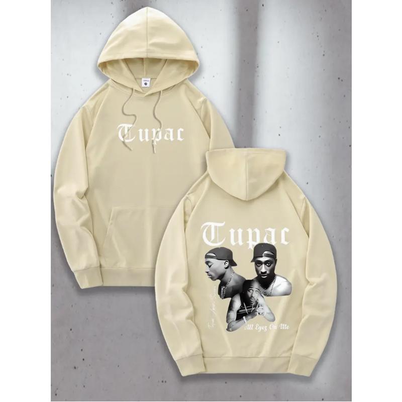 Tupac 2Pac Hoodie Men Women Sweatshirt Print Unisex Streetwear Hip Hop Style Autumn Winter Fashion Hip Hop Tops Clothes Male