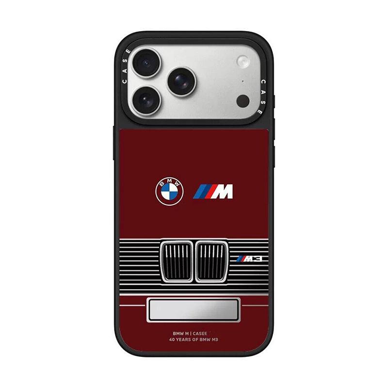 BBKG7 For BMW M Power MagSafe Optional Phone Case Shockproof Magnetic Protect Cover For IPhone 17 16 15 Plus 14 13 12 Pro Max Sticker