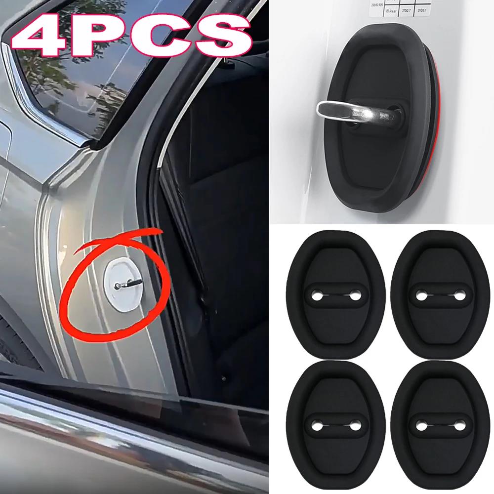 Car Door Lock Buffer Shock Absorber Silicone Cushion Universal Car Door Closing Sound Deadener Damper Antirust Protective Covers Interior Mirrors 6