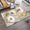 Dandelion and Leaves Design Rug Non-slip rug suitable for living room and bedroom sofas