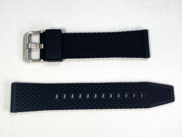 R045011J0 SEIKO 5 Sports 22mm Silicone Rubber Band Black for Via SRPD71KD/ 4R36-07G0 (Ships Nekoposu)