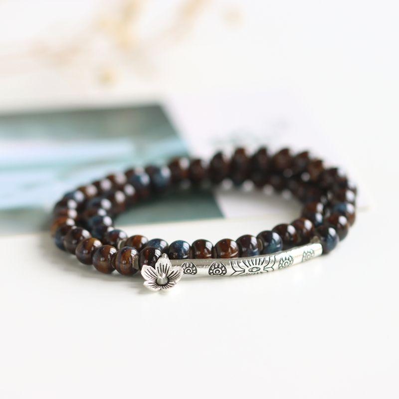 

Креативные бусины вокруг подарков для друзей, одноклассников, ручная работа DIY Floral glaze sapphire blue