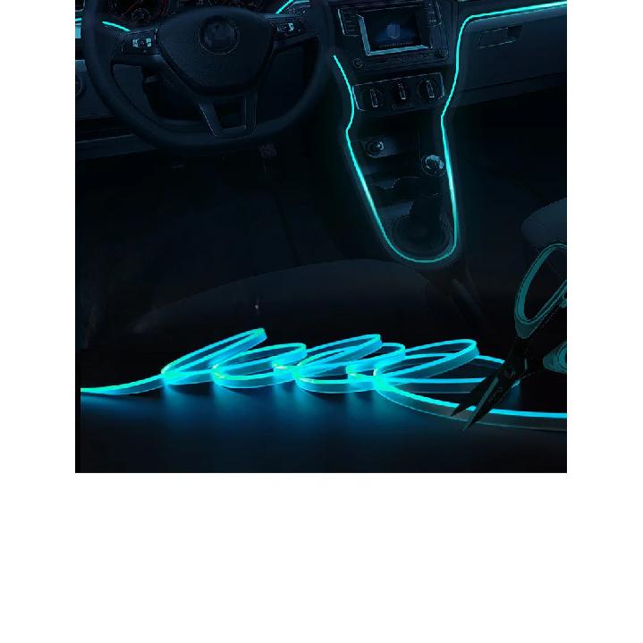 22 Modes 20 Colors 1-5M Car USB RGB LED Light Strip Interior Ambient Light Hand Control Invisible Fiber Optic Atmosphere Lamp