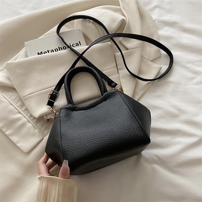 Bolsa de Cubo de Agua Portátil Simple con Apariencia Moderna y Elegante, Bolso Cruzado de Hombro Único para Mujer