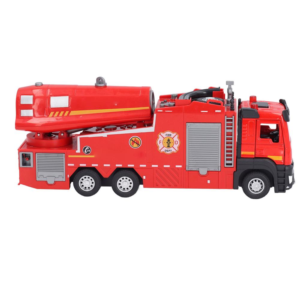 Camion de Pompieri Vehicul Jucărie Aliaj Metal Turnat Sub Presiune Model Mașină Jucărie Multifuncțional Pulverizare Foc