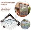Waterproof and Windproof Heavy Duty Clear Vinyl Tarpaulin, Outdoor Balcony Rain and Sun Shade Cloth.