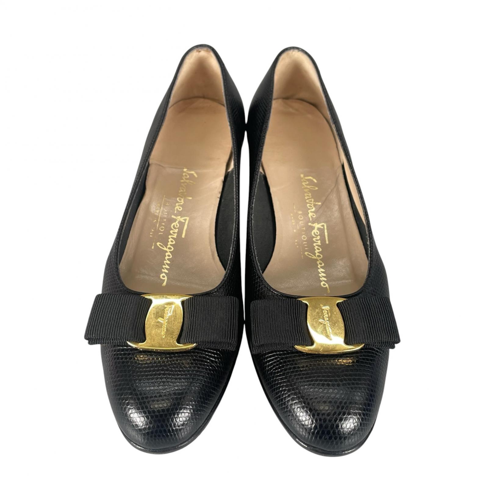 DIANA (24.5) WOMEN Pumps Black Authentic Model DG04359