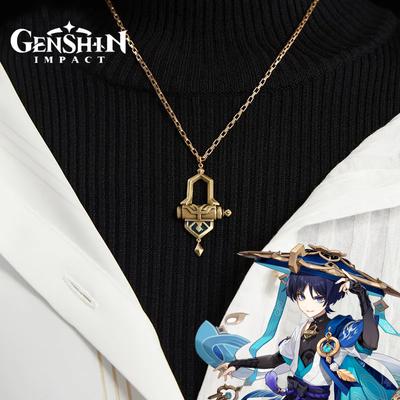 Παιχνίδι Genshin Impact Wanderer Cosplay Κολιέ Scaramouche Balladeer Kunikuzushi Unisex κρεμαστό κόσμημα Choker Αξεσουάρ