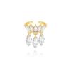 Aide 925 Silver 1pair Long Line Ear Climber Stud Earrings For Women Minimalist Ear Crawlers Studs Piercing Jewelry