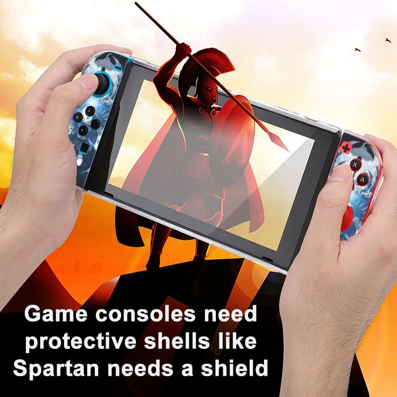 Undertale Switch Protective Hard Case Controller Full Rocker Easy To Install and Remove Cover, Dirt-Resistant, Separate, Slim, Shock-Absorbent,