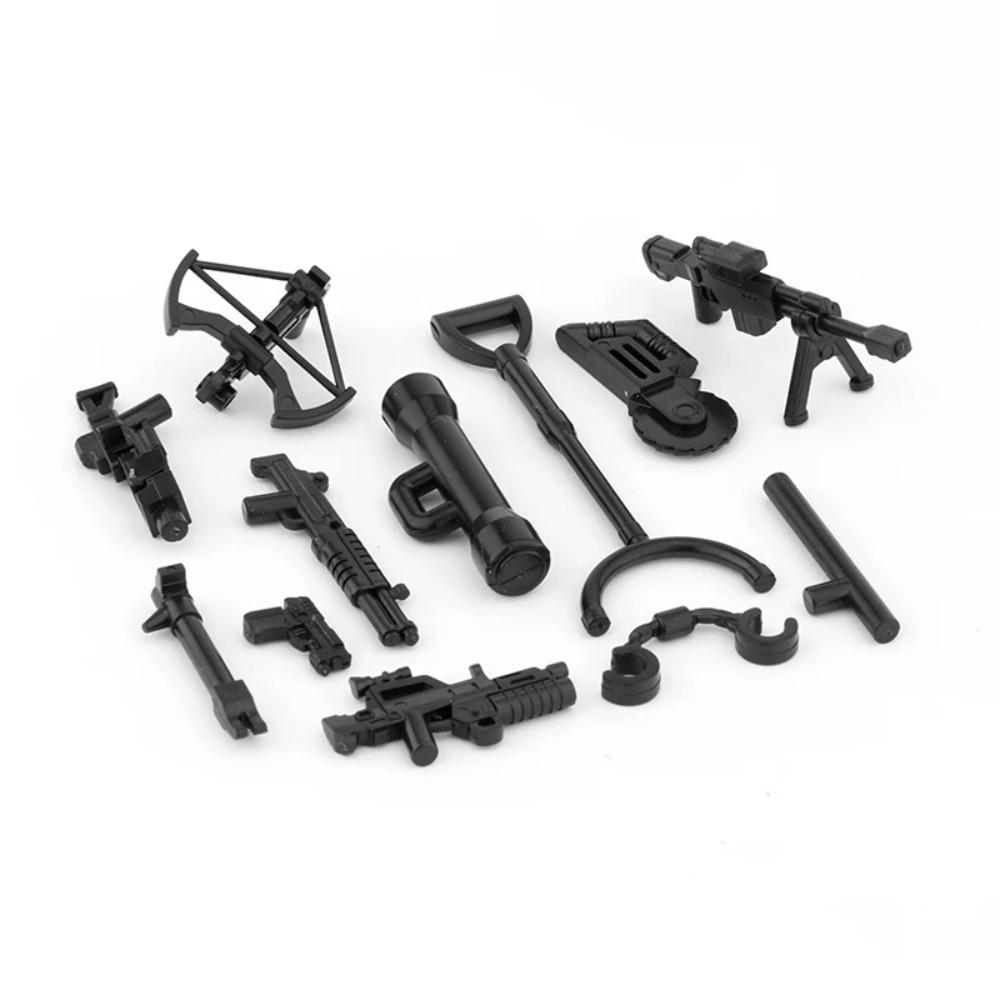 25/50/100/200Pcs Military SWAT Gun Cannon Building Blocks Weapon Army Police MOC Figure DIY Accessories Model Bricks DIY Toys