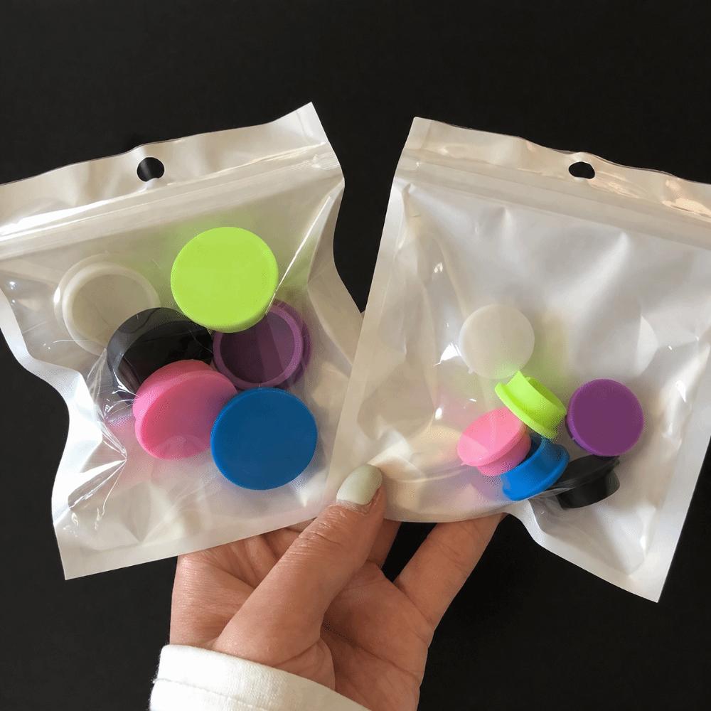 6/12Pcs Evaporation Proof Glass Vial Caps Leak Proof Peptide Vial Caps  Lab Research