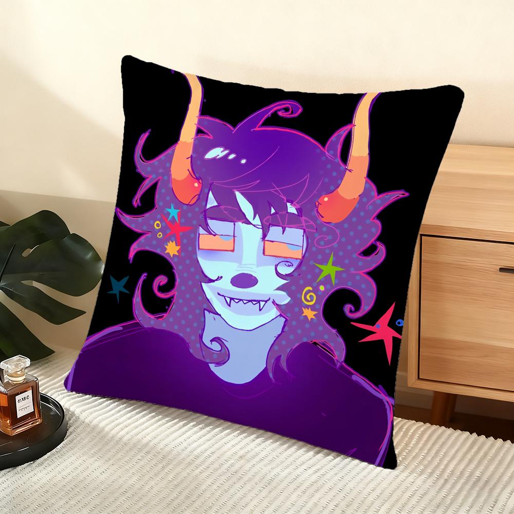 G-Gamzee Makara Cushion Cover Soft Short Plush Pillow Cover Smooth Cozy Texture Aesthetic Cushion Case Home Decor
