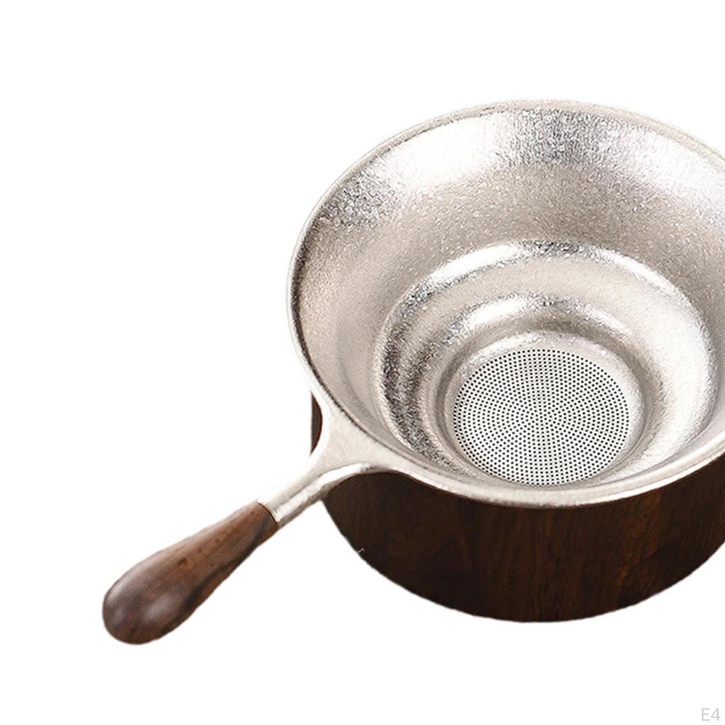 Teinfuser med fint maskenett Solid titansil for kjøkken, soverom, husholdning