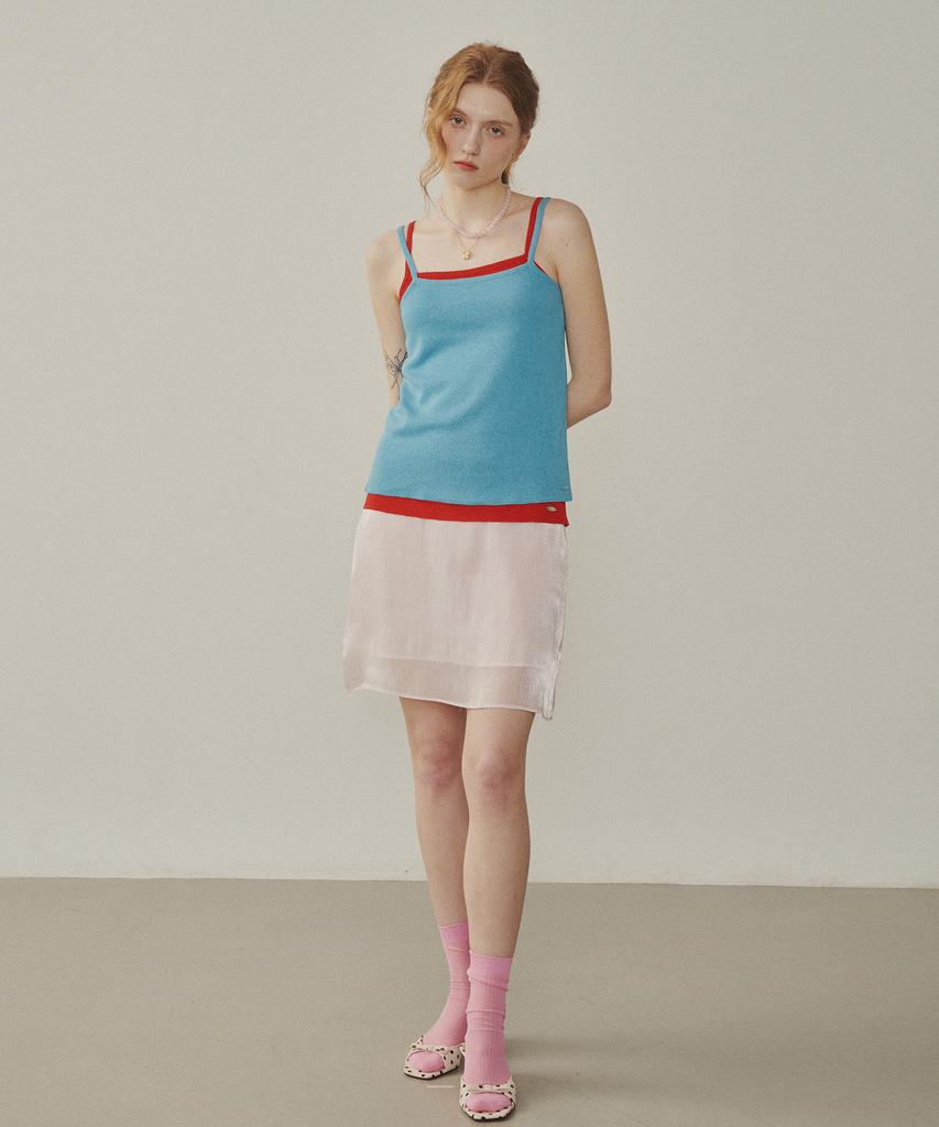 Melly And Rose Shiny Mini Skirt (315304)_Pink