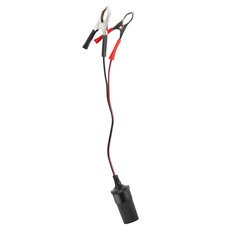 12V Car High Power Pure Copper Battery With Clip To Cigarette Lighter Female Socket Volt 220W Car Socket Plug Auto Accessories