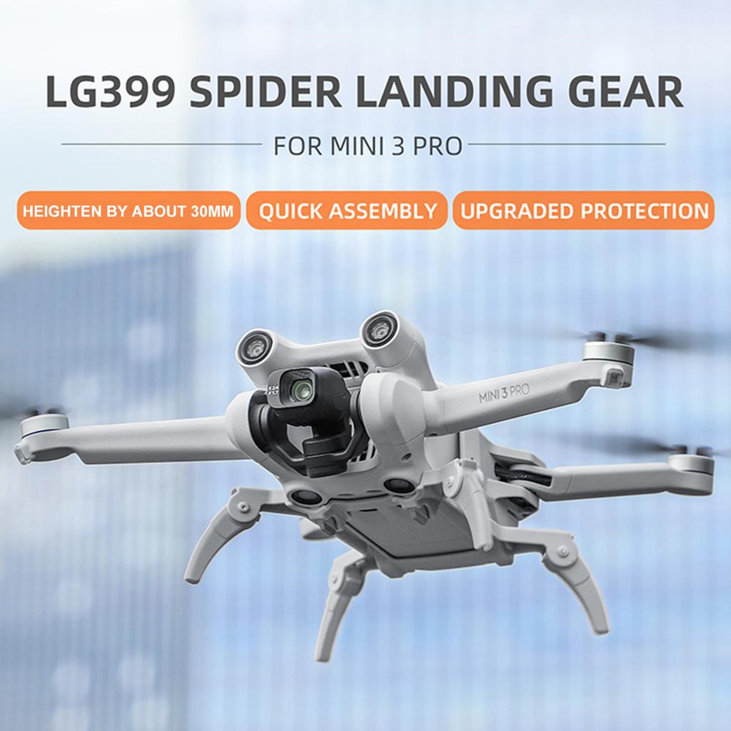 Foldable Landing Gear for DJI Mini 3 Pro Extensions Heightened Gears Support Leg Protector Stand for DJI Mini 3 Pro Accessories