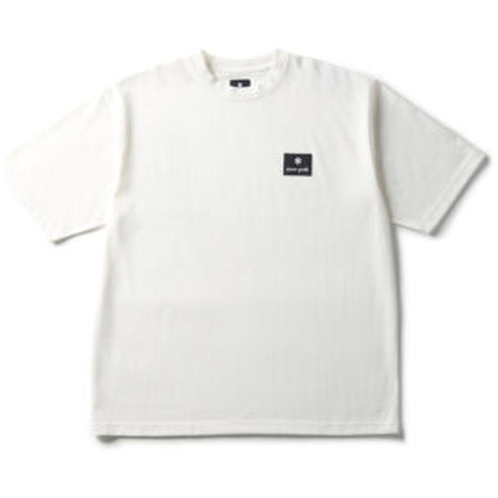 Snow Peak T ShirT New STandard Square Logo offwhiTe S Size